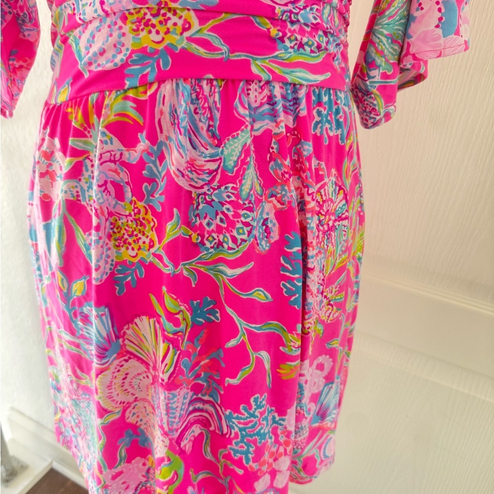 Lilly Pulitzer Parigi Romper Shell me Something Good Sz XXS - Picture 4 of 14